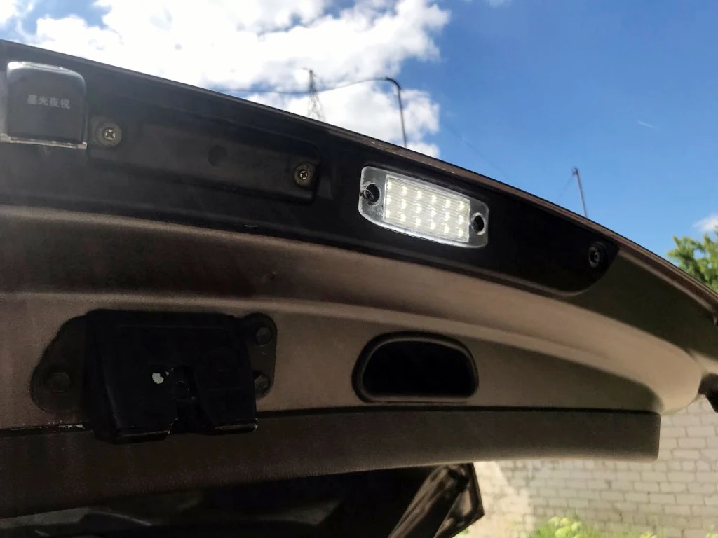Светодиодный светильник номерного знака для Kia Sportage 2011~ для SONATA 10~ 13 для SONATA YF 10MY 2010~ 2013 GF 10