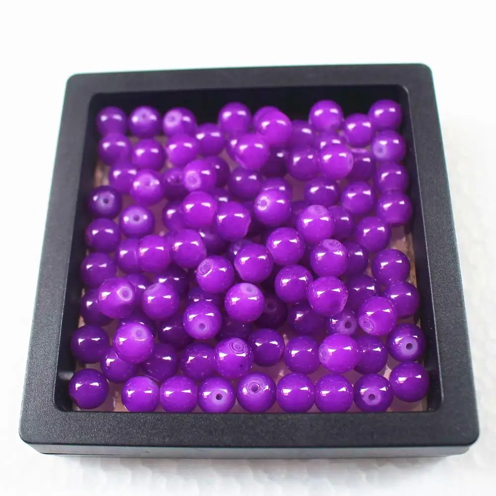 Wholesale Glass Loose Beads 4/6/8/10/12mm Jades loose beads environmental protection no fading.DIY Jewelry Making | Украшения и