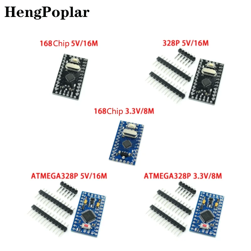 Улучшенный чип ATMEGA328P/168 Pro mini 5 В/16 м 3 В/8 электронные блоки для arduino - купить по