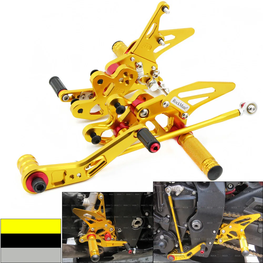 Комплект задних подножек подножка рычаг переключения передач педаль для SUZUKI GSXR