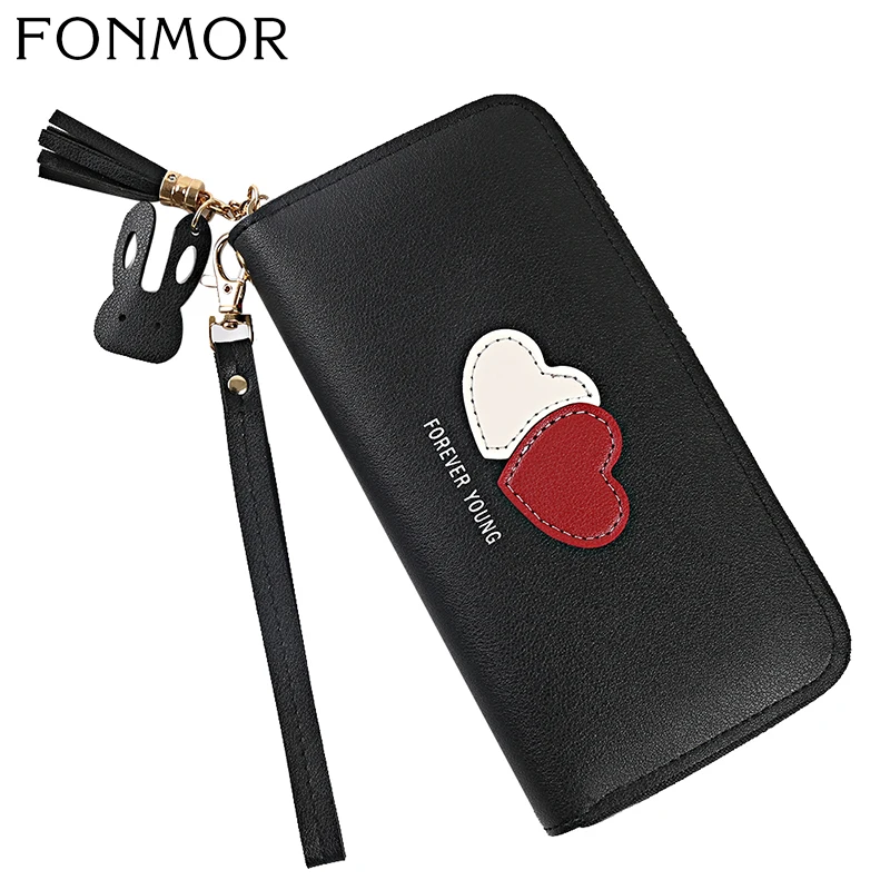 FONMOR модные женские кошельки многофункциональный кредитный кошелек из