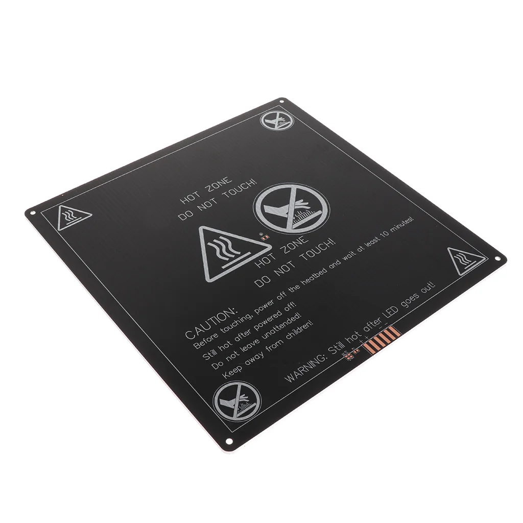 1 шт. Горячая кровать 12 В 24 алюминиевая с подогревом платформа 220x220x3 мм горячая