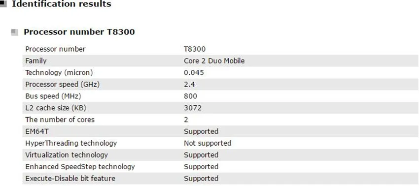 Для intel cpu ноутбук Core 2 Duo T8300 cpu 3M кэш/2,4 GHz/800/двухъядерный процессор для ноутбука GM45