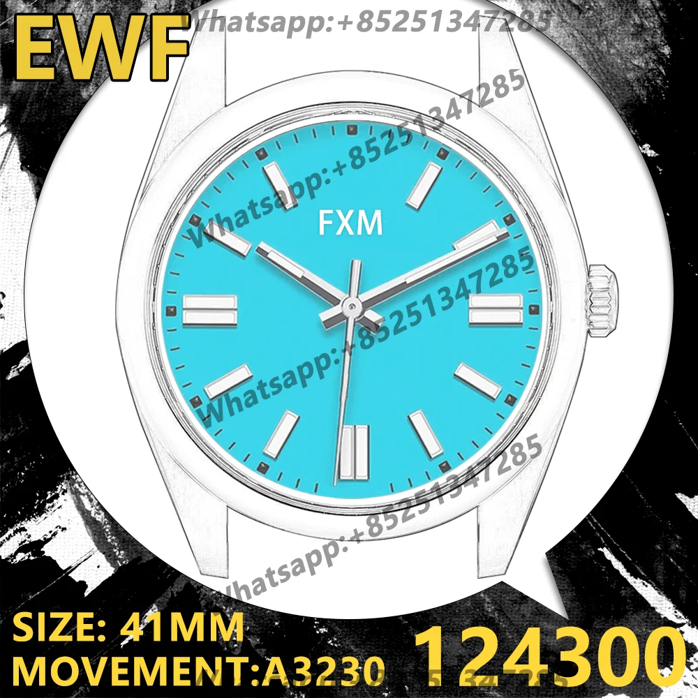 

Men's Automatic Mechanical Luxury Brand Diver Watch 124300 EWF GMF 41mm 904L 1:1 AAA Replica Super Clone Sports Clocks A3230