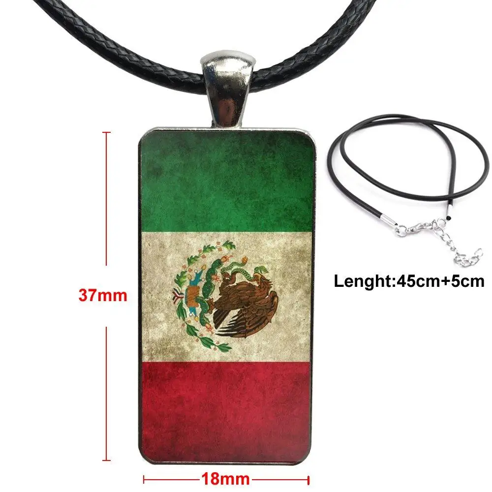 

Necklace Fashion Long Chain With Rectangle Necklace Jewelry For Women Jewellery National Flag Norway Netherlands Maxica Italy