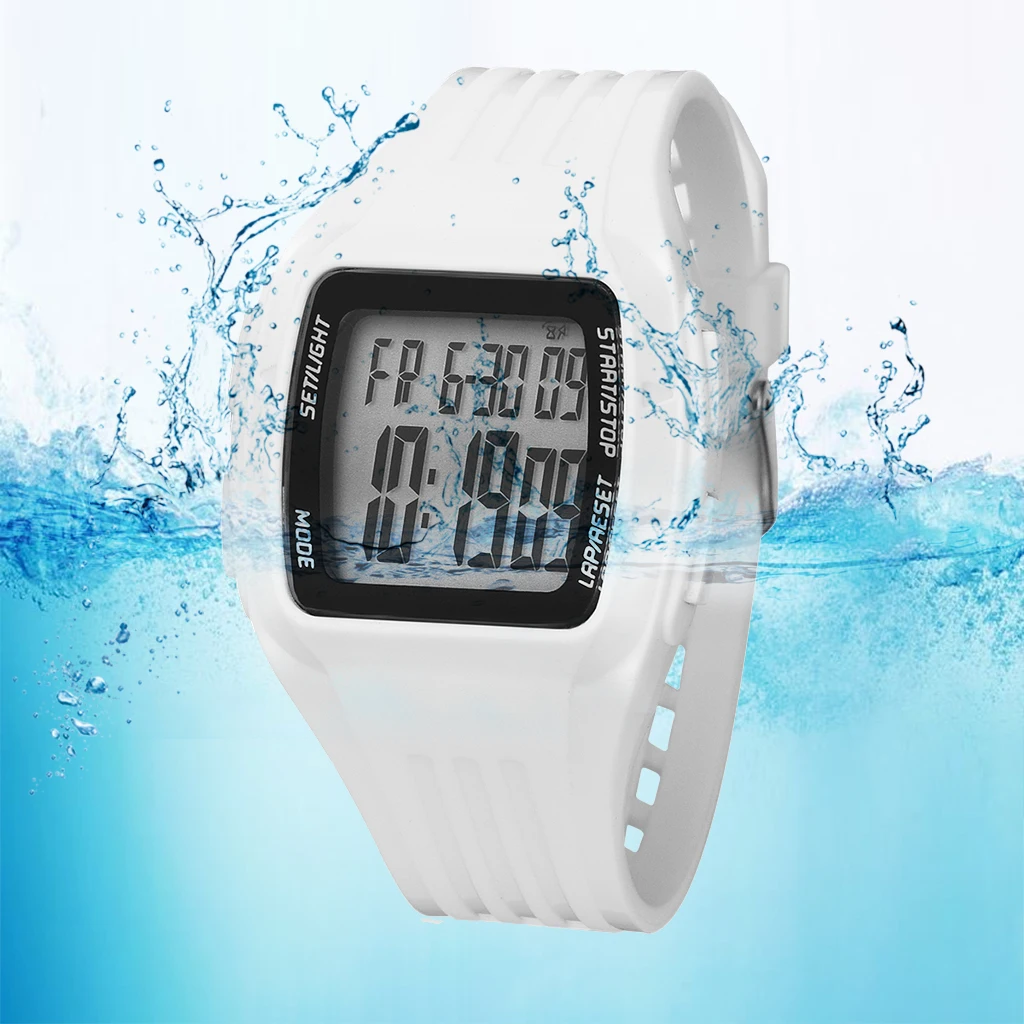 2019 Новинка Топ люксовый бренд аналоговые цифровые светодиодные часы мужские