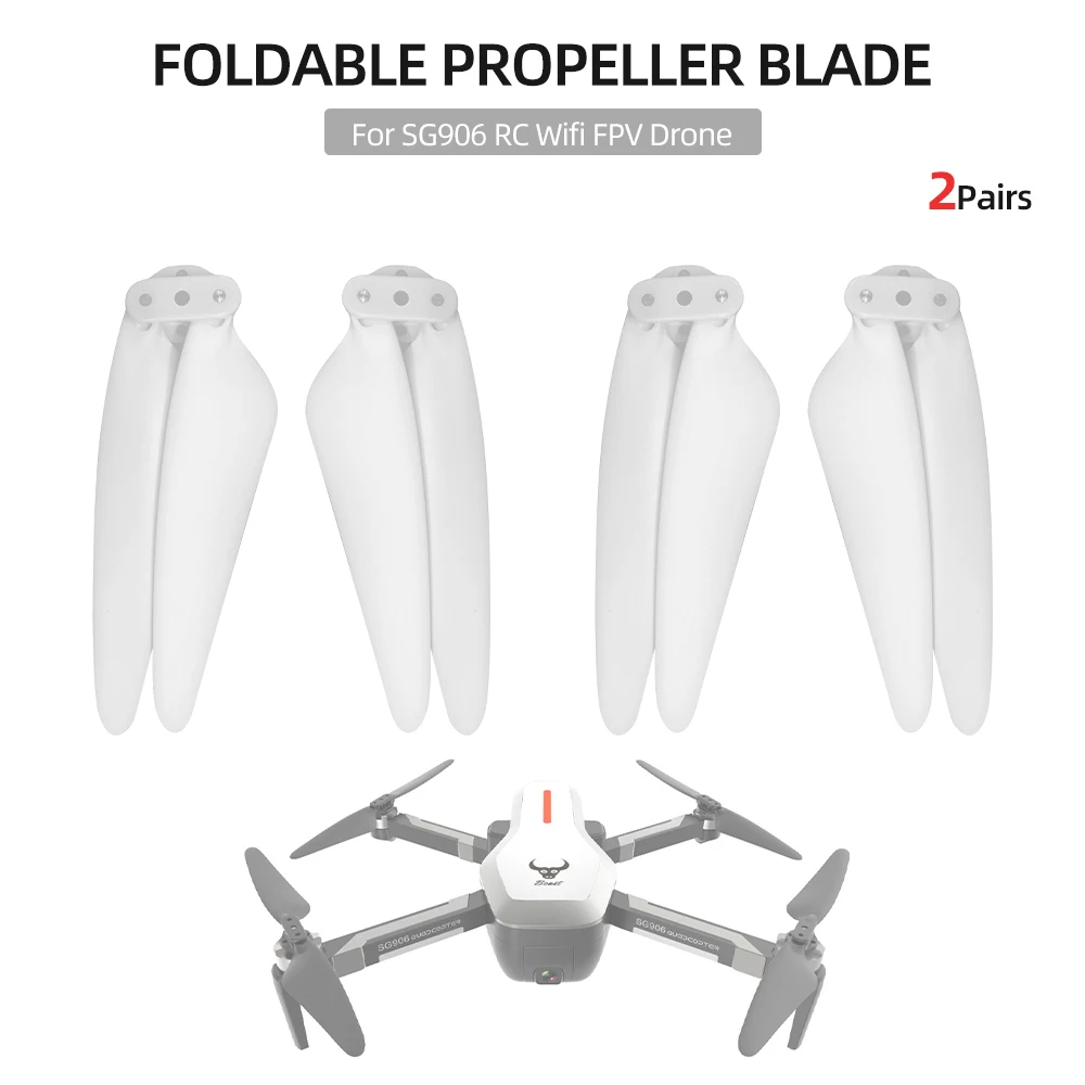 2 пары черный белый цвет SG906 лопасть пропеллера складной пропеллер реквизит для CSJ