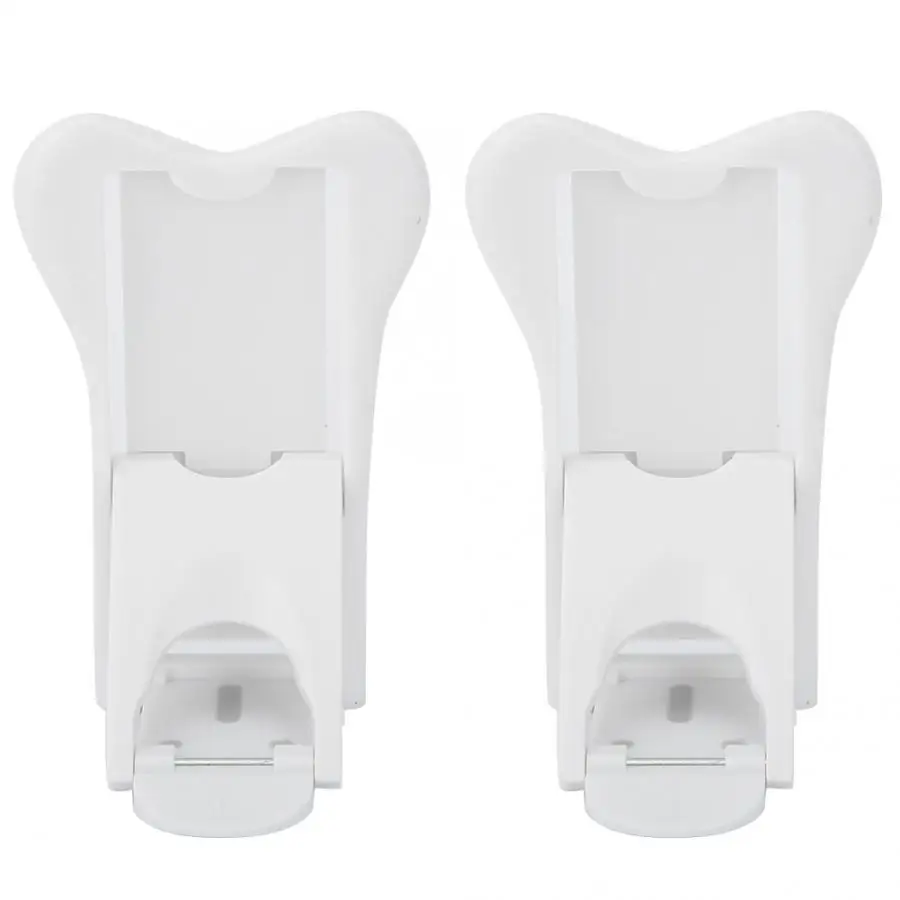 2шт Белый ABS безопасный раздвижной замок на окно дверь ребенка анти ручной зажим