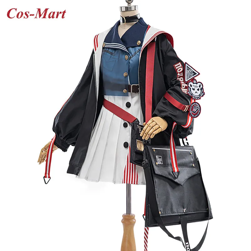 

Hot Game Arknights Zima Cosplay Costume Ready To Go Full Set Combat Uniform Dress Female Party Role Play Clothing S-L