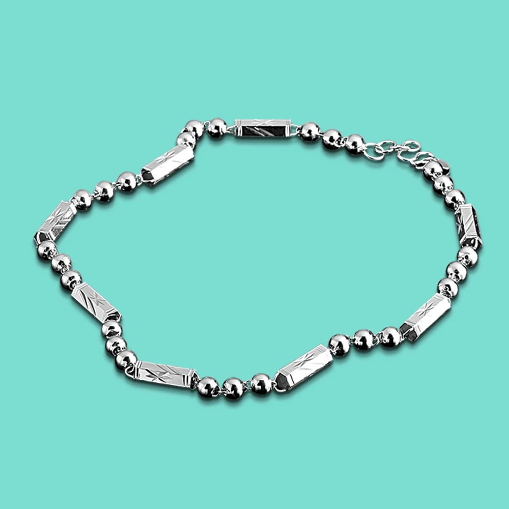 Для мужчин 925 пробы серебро Цепочки и ожерелья с новым этническим узором дизайн