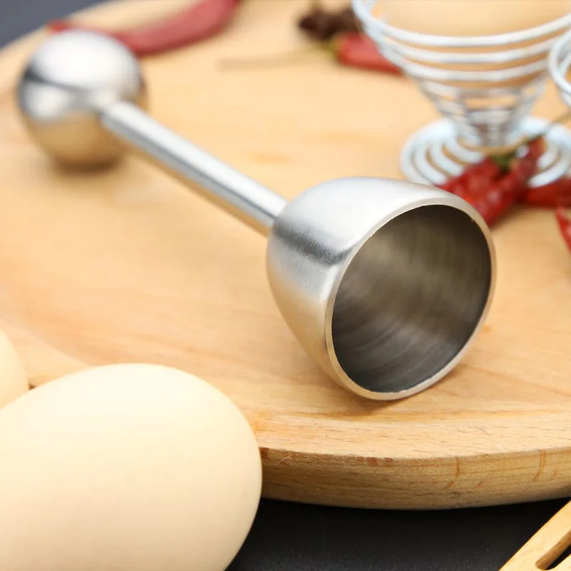

Creative Egg Shell Topper Cutter Remover Stainless Steel Cracker Opener Separator FBS889