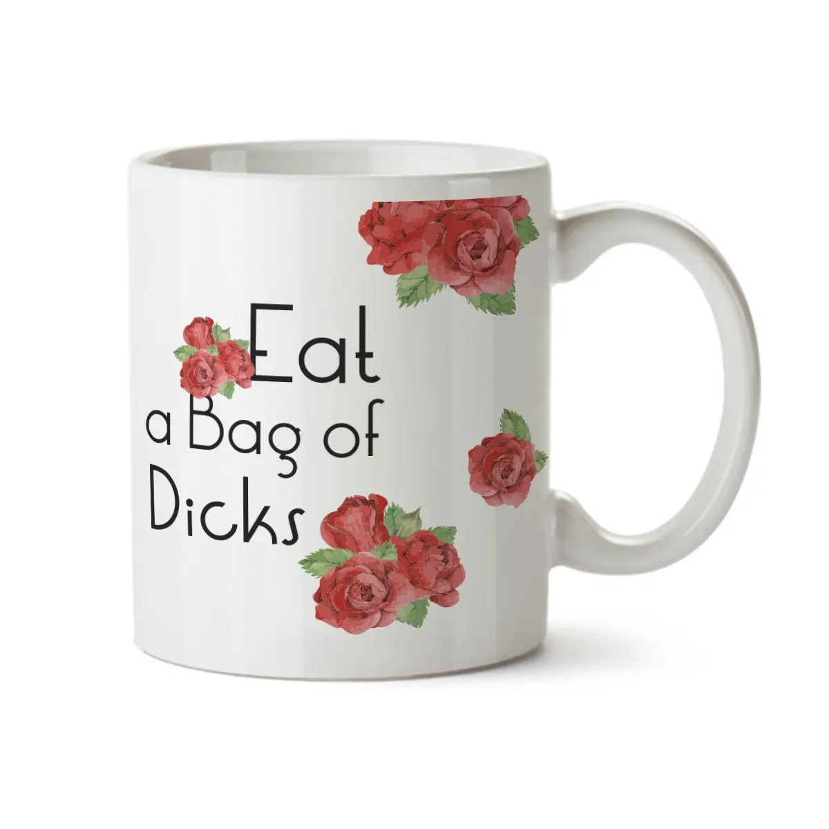 Забавные подарки для женщин и мужчин съедают огромный пакет в виде Диков