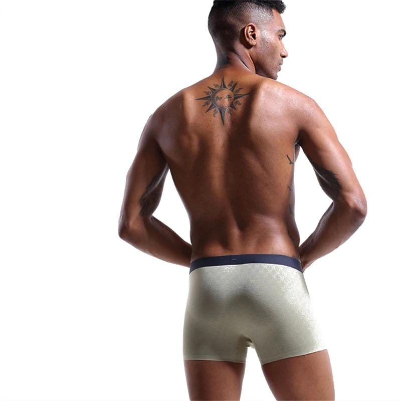 4 шт./компл. мужское сезона нижнее белье натуральный здоровый материал трусы