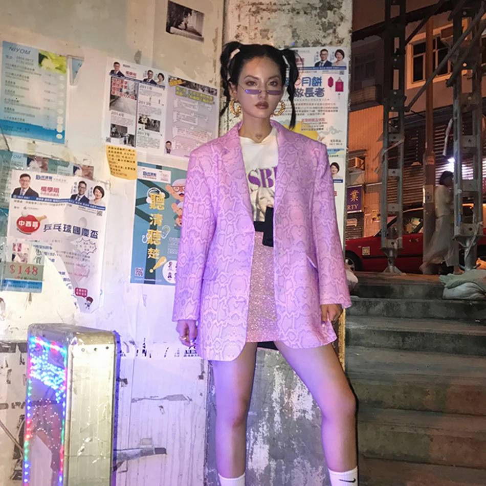 Блейзер Женский офисный с длинным рукавом на кнопках 2020 | Женская одежда