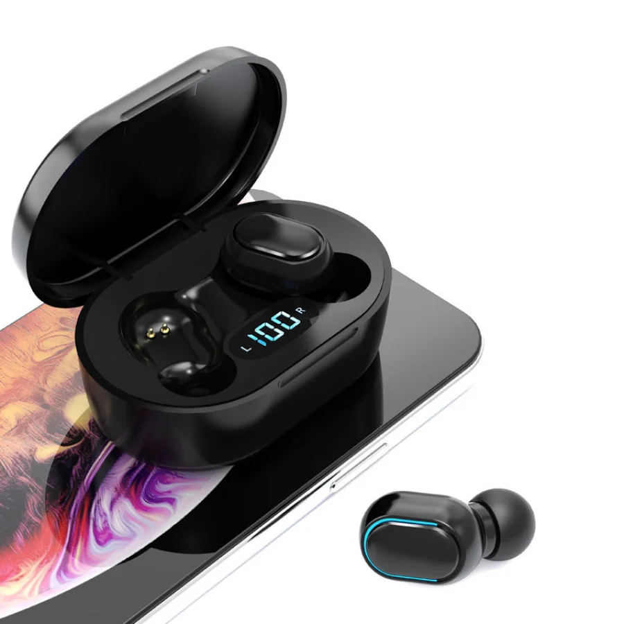 SOUMETIN E6S E7S TWS Wireless Earbuds BT5.0 Earphone Bass In-Ear Headset LED Display With Mic Handsfree for Phone | Электроника