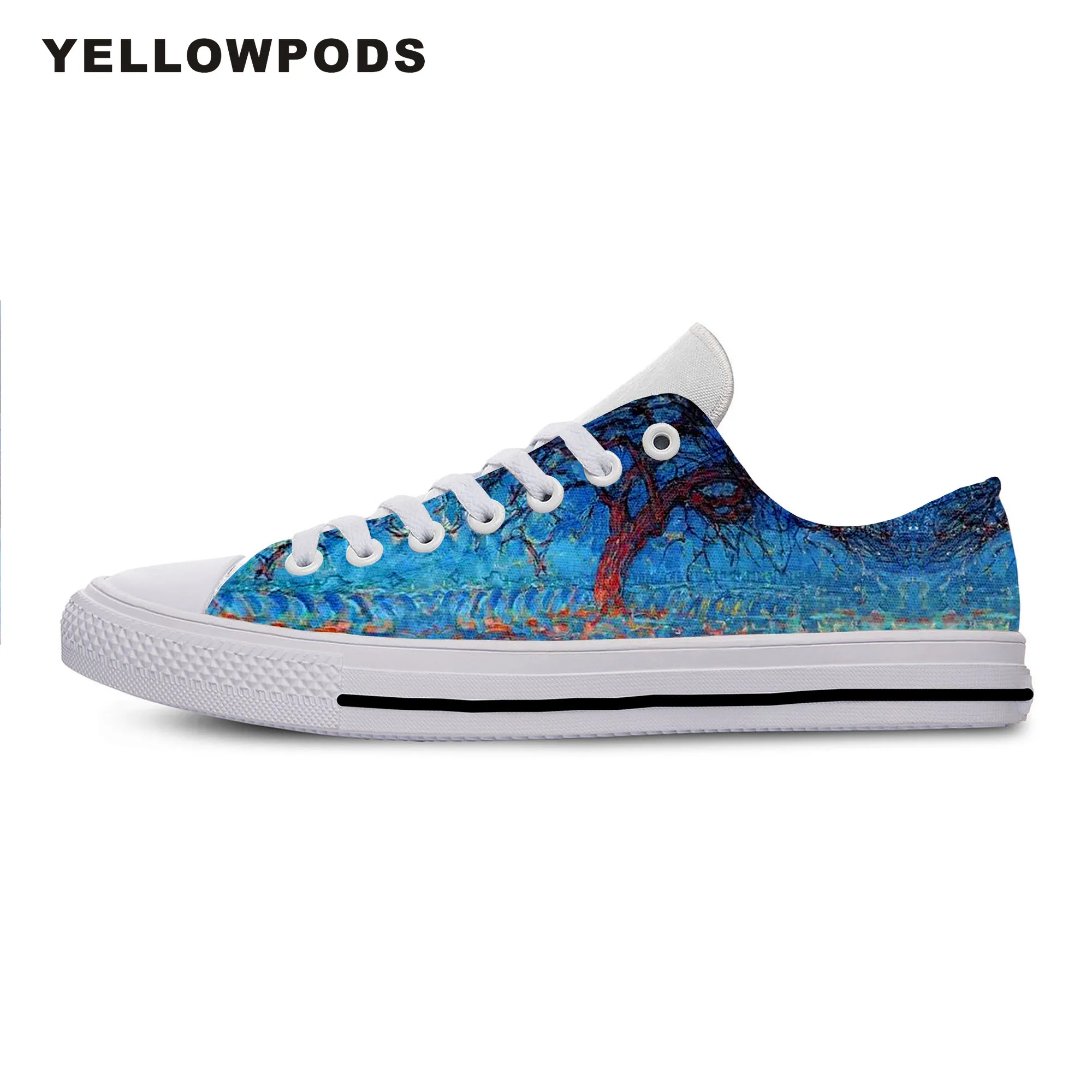 

Mens Shoes Casual Piet Cornelies MondrianCasual Fashion 3D Printed Comfortable Shoes Breathable Customized White Brand Shoes
