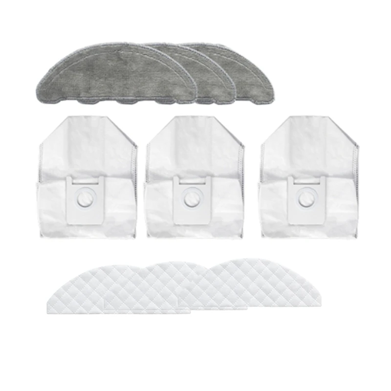 

9Pcs for Roidmi EVE Plus Vacuum Cleaner Dust Bag Mop Cloth Disposable Cleaning Cloth Replacement Accessories Parts