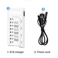onleny 8 slots fast charge led display quick charger smart battery charger for 1 2v rechargeable battery