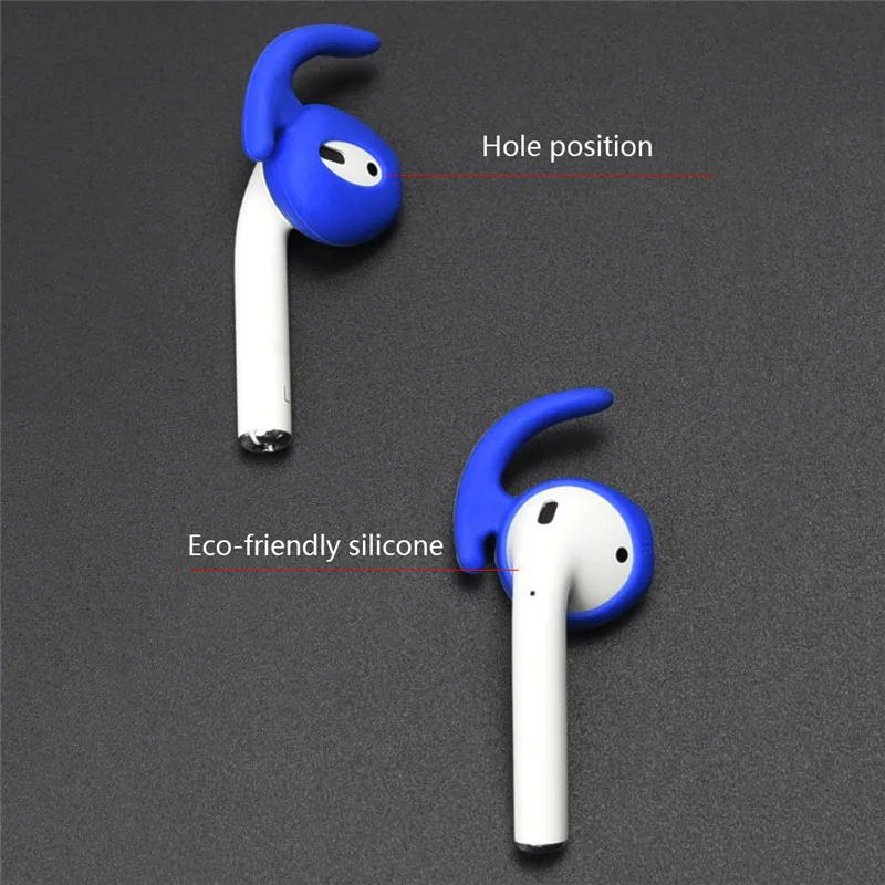 1 пара силиконовый чехол для наушников нескользящий Airpods iphone7/8 ушной крючок с