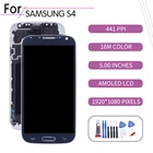 Оригинальный дигитайзер сенсорного ЖК-экрана в сборе для SAMSUNG Galaxy S4 дисплей с заменой рамы i9500 i9505 i337