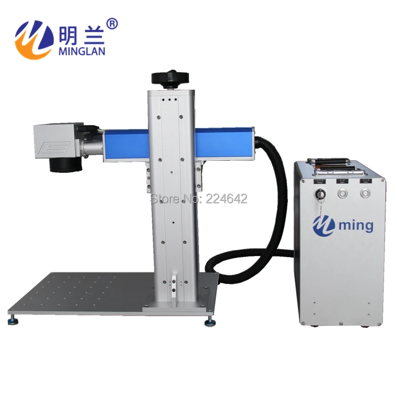 Китайская стандартная оптоволоконная машина мощностью 30 Вт с вращением |