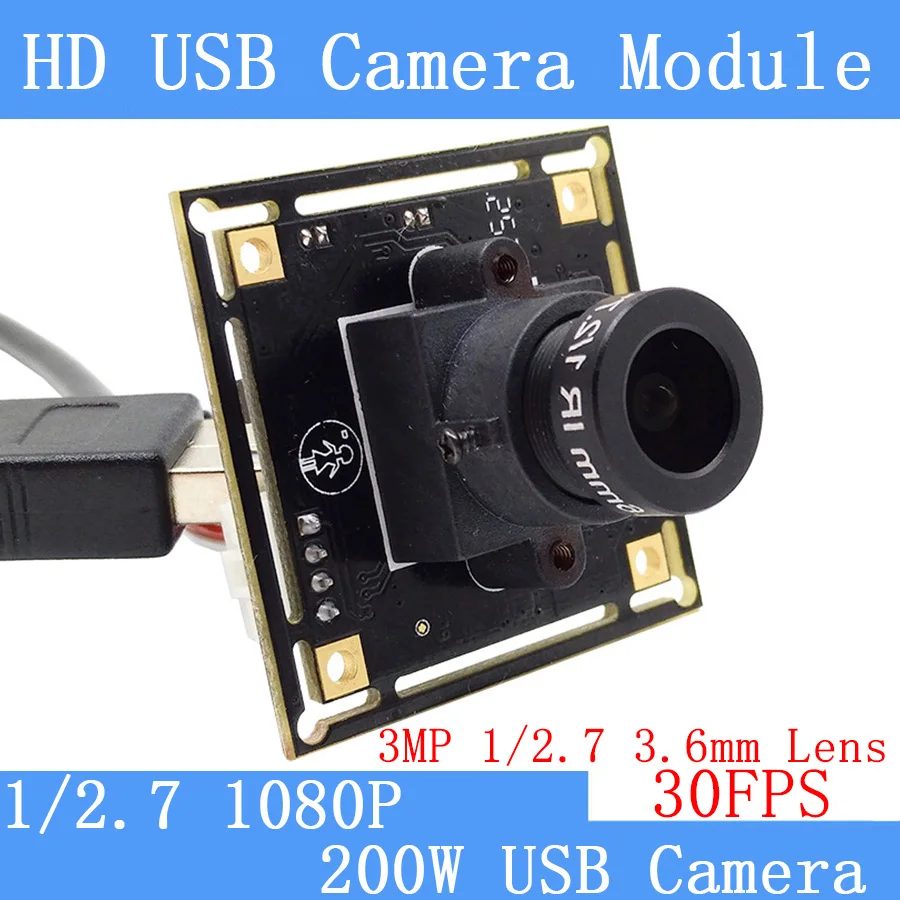 PUɺimetis камера наблюдения 1080p Full Hd MJPEG 30fps высокая скорость OV2710 Мини CCTV Android Linux UVC