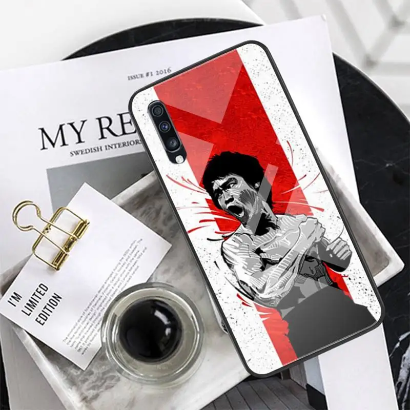 

Bruce Lee Film Kung Fu Phone Case Tempered Glass For XiaoMi 8SE 6 8lite MIX2S Note 3 Redmi Note 7 5 4 Redmi 6A 5Plus 4X