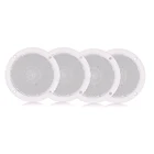 2 пары 4 дюймовый 120 Вт Водонепроницаемый морской Динамик s лодка двойной полный спектр Динамик для приготовления пищи на воздухе устойчивая к ультрафиолетовому излучению гольф-кары SPA RV в байкерском стиле