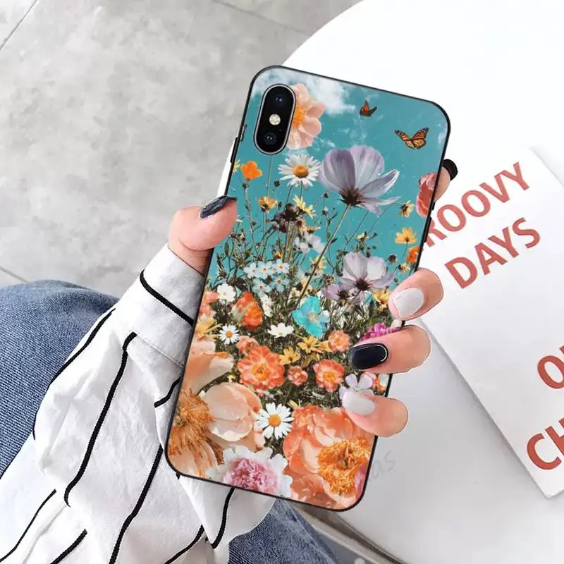 

Butterfly flower animal aesthetics Phone Case for iPhone 11 12 pro XS MAX 8 7 6 6S Plus X 5S SE 2020 XR