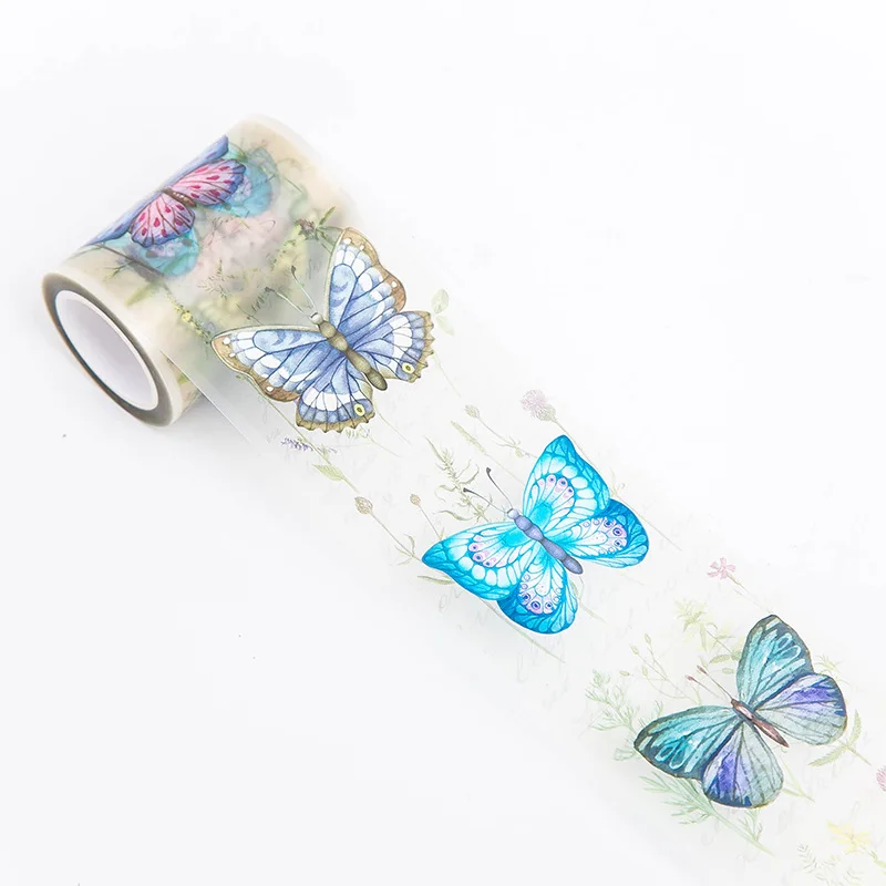 

Butterfly Designs Washi Tape Flower PET Diy Scrapbooking Stick Journal Planners Stickers Mr.Paper Mushroom Masking Tape