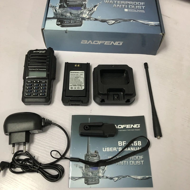 Оригинальная рация baofeng A58 с дополнительной батареей bf a58 водонепроницаемая IP67