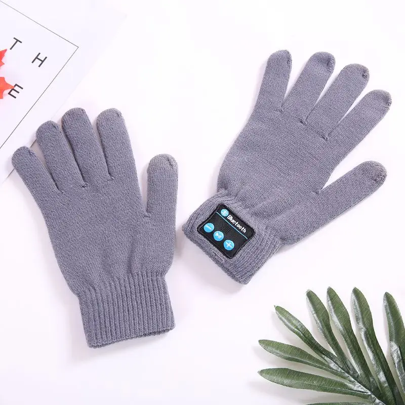 Перчатки Bluetooth беспроводные зимние перчатки с сенсорным экраном со встроенными