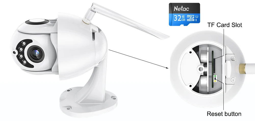 USAFEQLO 4x1080 P Беспроводная ip-камера панорамирование/наклон двусторонняя связь 2MP Мини Wifi камера видеонаблюдения TF слот для наружного использования в помещении Водонепроницаемый