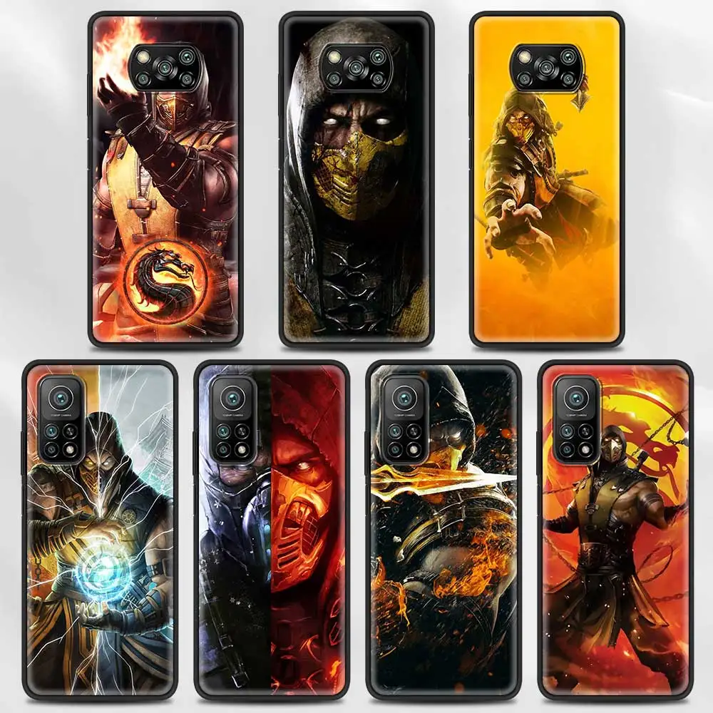 

Case For Xiaomi Poco F3 M3 X3 NFC F1 Shell SmartCase for Mi Note 10 Pro Lite Cover Guscio Fundas Game Mortal Kombat