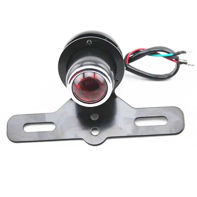 Мотоцикл черный хвост светильник Стоп лампа номерные знаки для Harley BMW Bad Boy Blackline