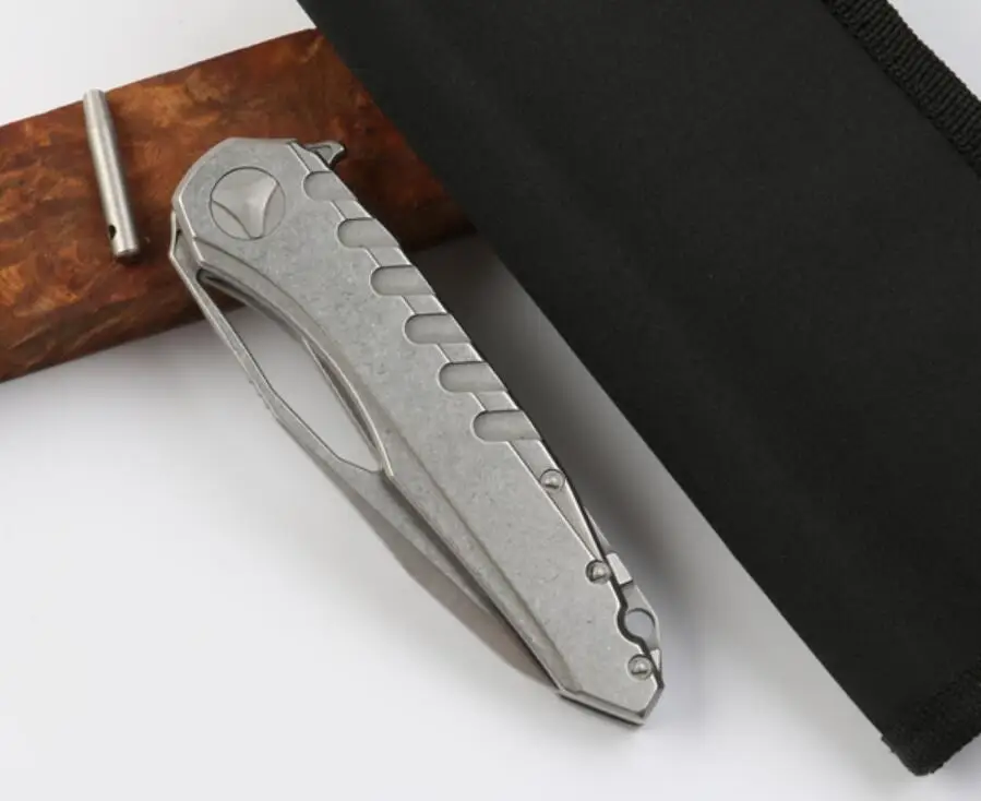 Складной нож Sigil Magic Rune D2 со стальным лезвием тактический спасательный охотничий