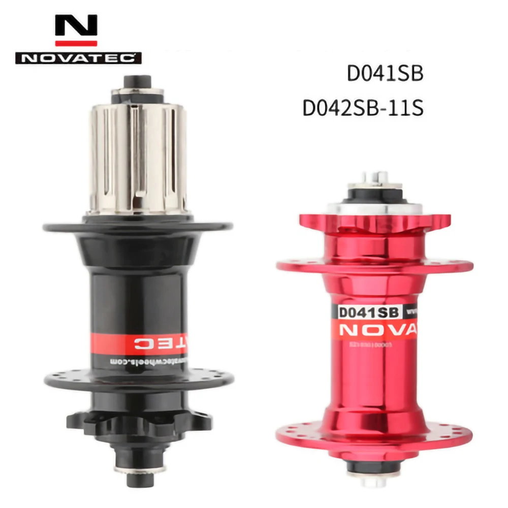 

Novatec D041SB D042SB Road MTB Bicycle Disc Brake Hub QR 32/36 Holes Red Black 8/9/10/11 Speed Mountain Bearing Hubs