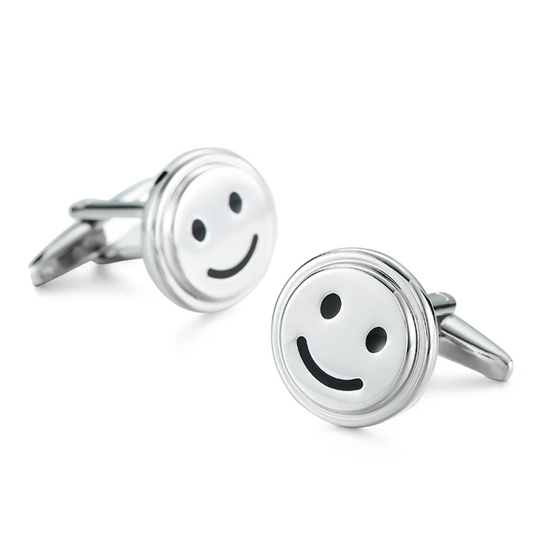 Латунь покрытая серебром ручной цвет модные мужские запонки в стиле ретро для