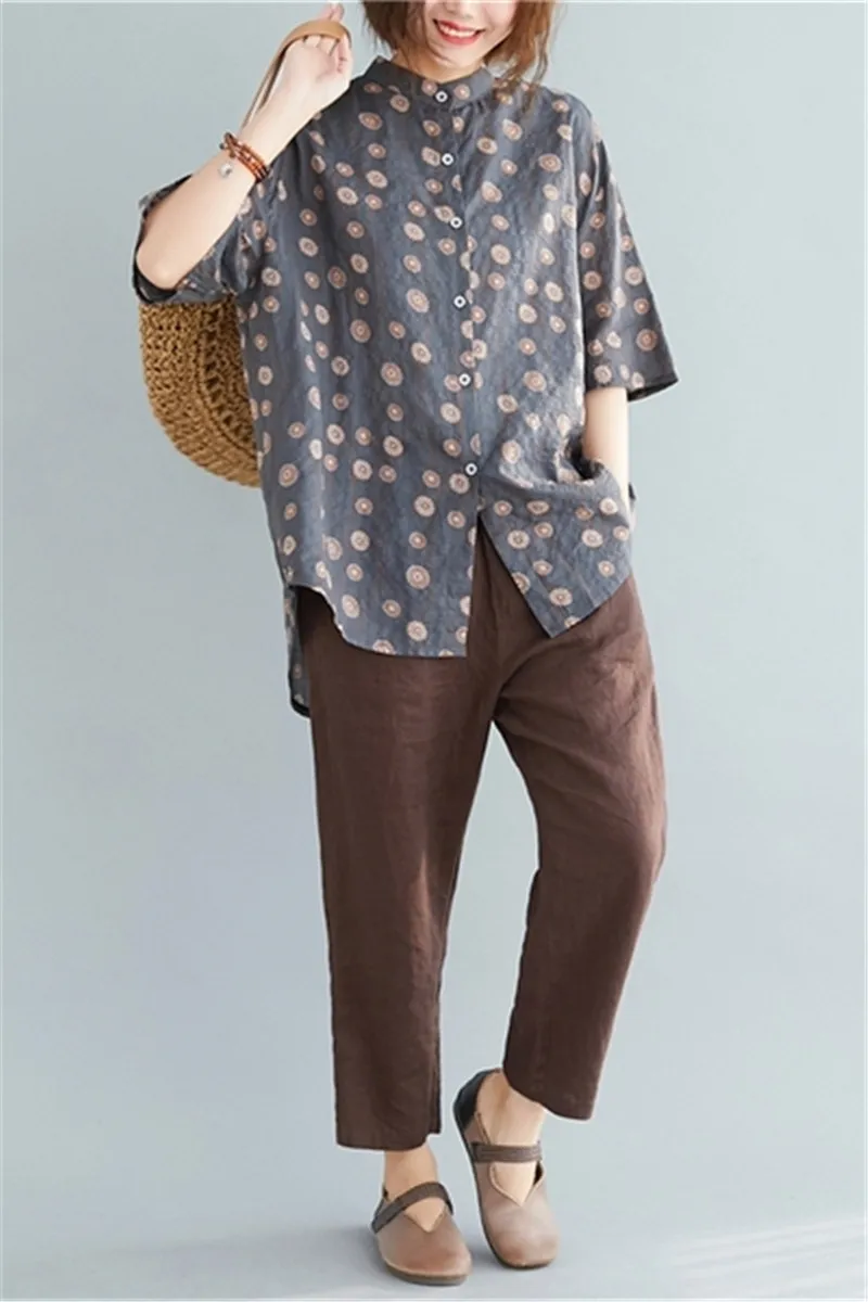 

BIG SIZE Summer Women Fashion Elegant Flower Print Tops Tee Lady Female Plus Large Short Sleeve Casual Loose Blouse Shirt Blusas