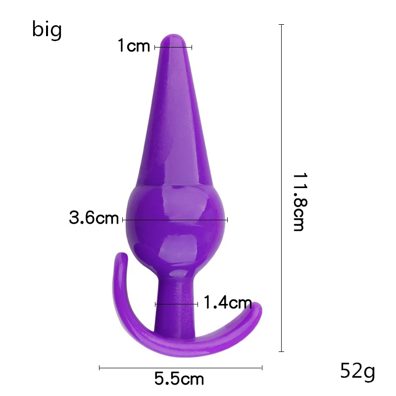 8 шт. силиконовый Анальная пробка Набор массажер простаты для мужчин