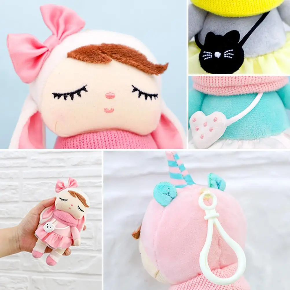 Metoo куклы плюшевые игрушки брелок рюкзак игрушечная Зайка Анжела мягкие для