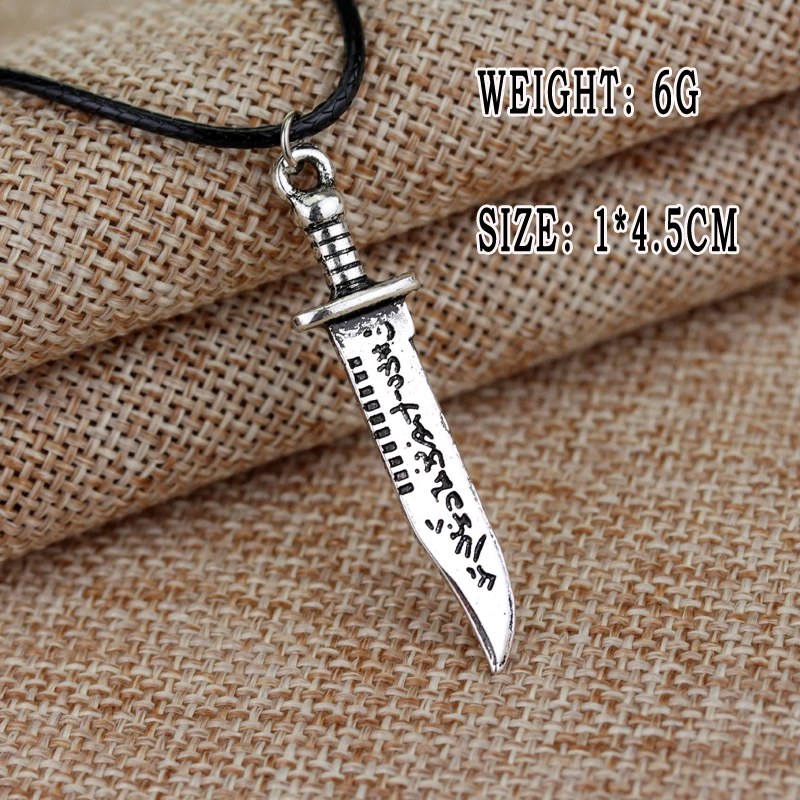 Moive Сверхъестественное ожерелье древний демон убийство нож курдов рубис лезвие