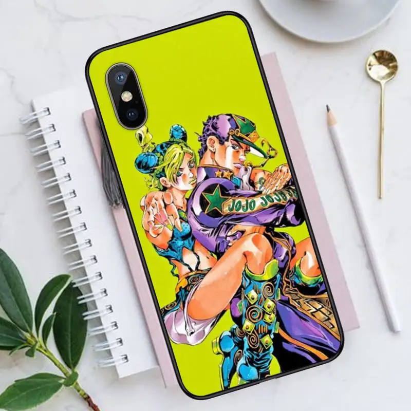 

jojo bizarre adventure Phone Case for iPhone 11 12 mini pro XS MAX 8 7 6 6S Plus X 5S SE 2020 XR Luxury brand shell funda