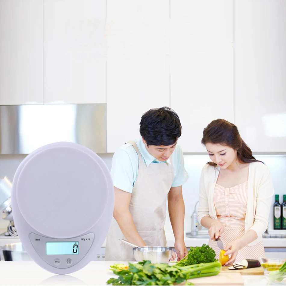 Измерительные Bascula Cocina 5 кг 1 г портативные цифровые кухонные весы электронные