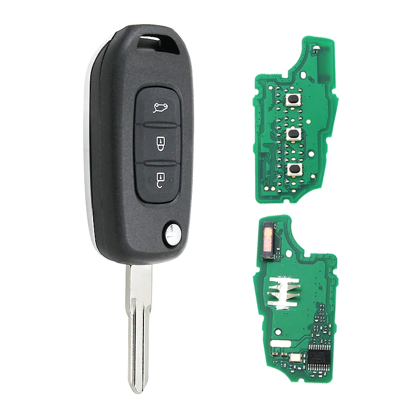 3BTN дистанционный ключ PCF7961 4A чип для Renault Kadjar Captur Megane 3 2013 2017 433 МГц CWTWB1G767 VAC102|Ключ от