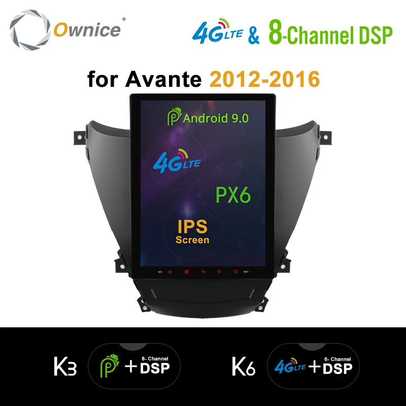 Автомагнитола Ownice для Hyundai Avante мультимедийный проигрыватель с экраном 9 7 дюйма