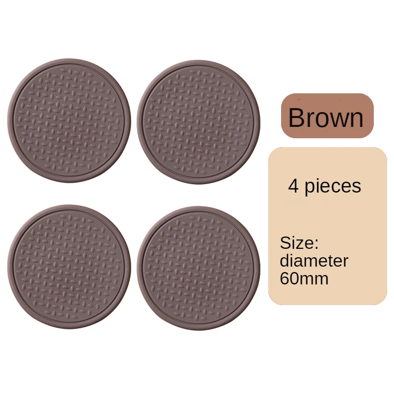 

4/8 New Chair Cushions Mute Non-slip Silicone Foot Mats To Protect The Floor Furniture Furniture Bed Sofa Non-slip Mat