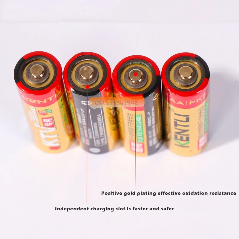 4 шт./лот KENTLI KTV специальный 1 5 в AA МВтч перезаряжаемые литий ионные батареи