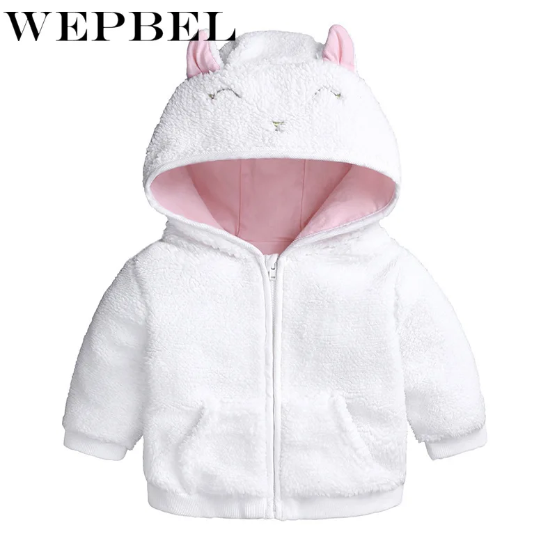 WEPBEL/зимняя стеганая куртка на молнии с героями мультфильмов для малышей пальто
