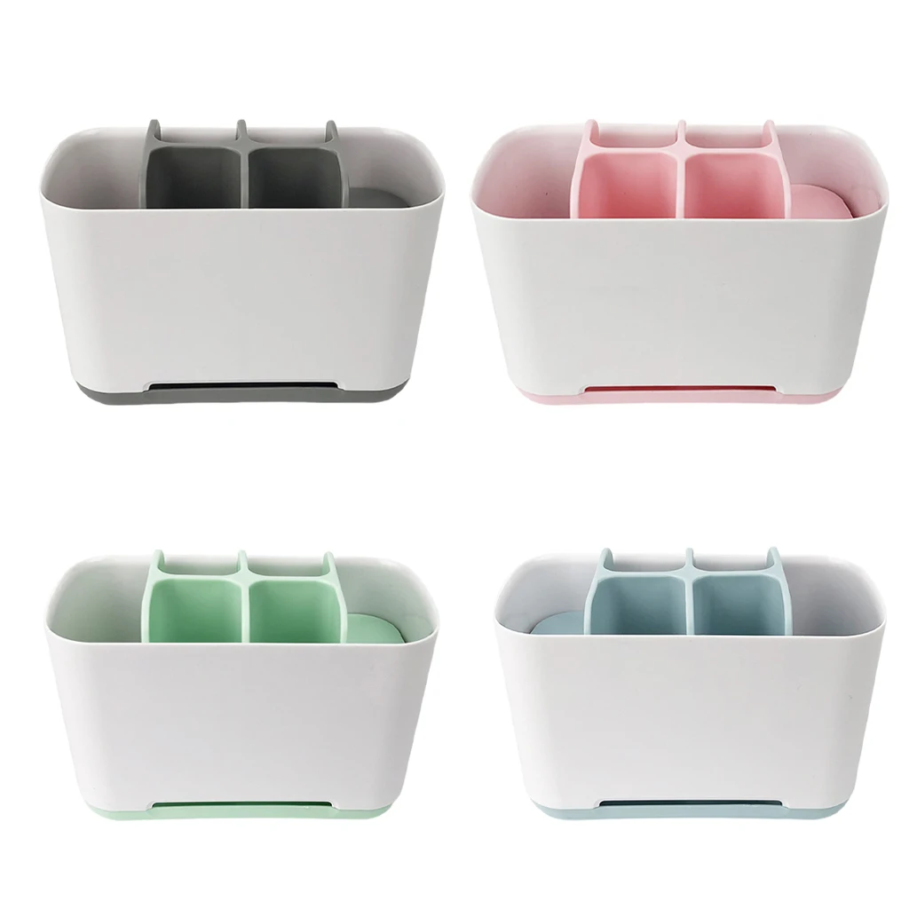 

Storage Holder Toothbrush Toothpaste Multi-Function Holder for Bathroom Makeup Brush Shaving Holder Organizer